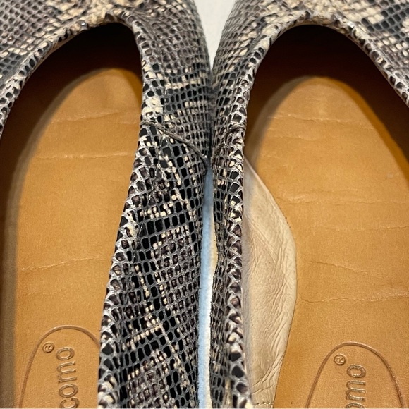 Corso Como 'Trishina' Snake Print Leather Ballet Flats Size 8 - Picture 10 of 11
